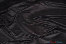Load image into Gallery viewer, Suede Fabric | Microsuede | 40 Colors | 60&quot; Wide | Faux Suede | Upholstery Weight, Tablecloth, Bags, Pouches, Cosplay, Costume | Continuous Yards | Fabric mytextilefabric Yards Black 
