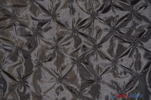 Load image into Gallery viewer, Pinwheel Taffeta Fabric | Button Taffeta Fabric | 48&quot; Wide | Multiple Colors | Fabric mytextilefabric Yards Black 
