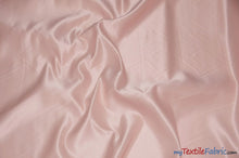 Load image into Gallery viewer, Stretch Matte Satin Peau de Soie Fabric | 60&quot; Wide | Stretch Duchess Satin | Stretch Dull Lamour Satin for Bridal, Wedding, Costumes, Bridesmaid Dress Fabric mytextilefabric Yards Blush Pink 
