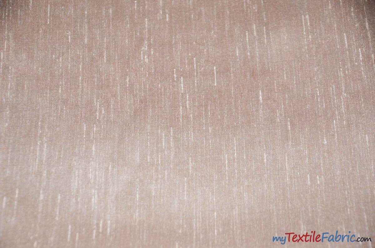 IFR Extra Wide Dupioni Silk | 100% Polyester Faux Dupioni Fabric | 120" Wide | Multiple Colors | Fabric mytextilefabric Yards Blush