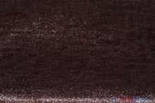 Load image into Gallery viewer, Crystal Organza Fabric | Sparkle Sheer Organza | 60&quot; Wide | Wholesale Bolt | Multiple Colors | Fabric mytextilefabric Bolts Brown 
