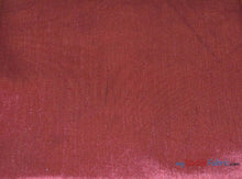 Load image into Gallery viewer, IFR Extra Wide Dupioni Silk | 100% Polyester Faux Dupioni Fabric | 120&quot; Wide | Multiple Colors | Fabric mytextilefabric Yards Burgundy 
