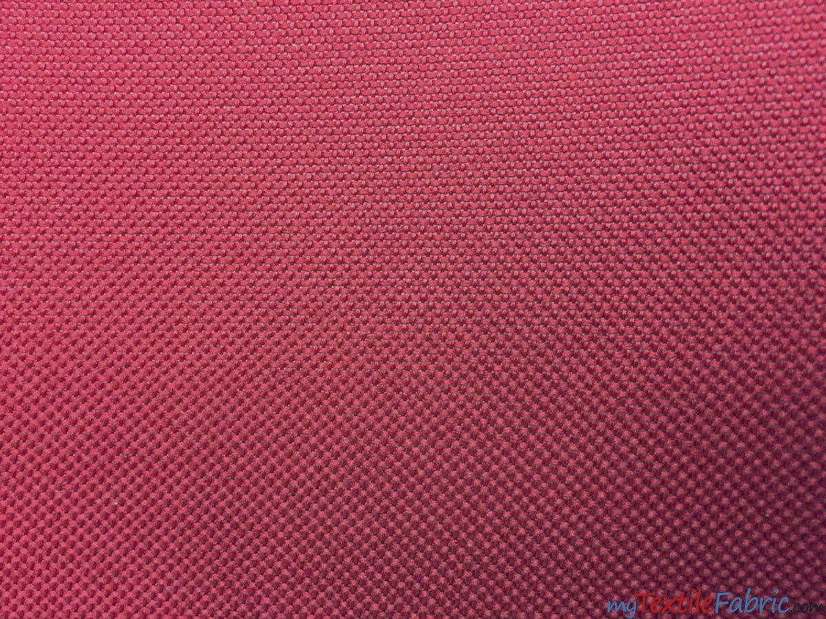 Waterproof Sun Repellent Canvas Fabric | 58" Wide | 100% Polyester | Great for Outdoor Waterproof Pillows, Tents, Covers, Bags, Patio Fabric mytextilefabric Yards Burgundy