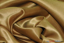 Load image into Gallery viewer, L&#39;Amour Satin Fabric | Polyester Matte Satin | Peau De Soie | 60&quot; Wide | Continuous Yards | Wedding Dress, Tablecloth, Multiple Colors | Fabric mytextilefabric Yards Camel 
