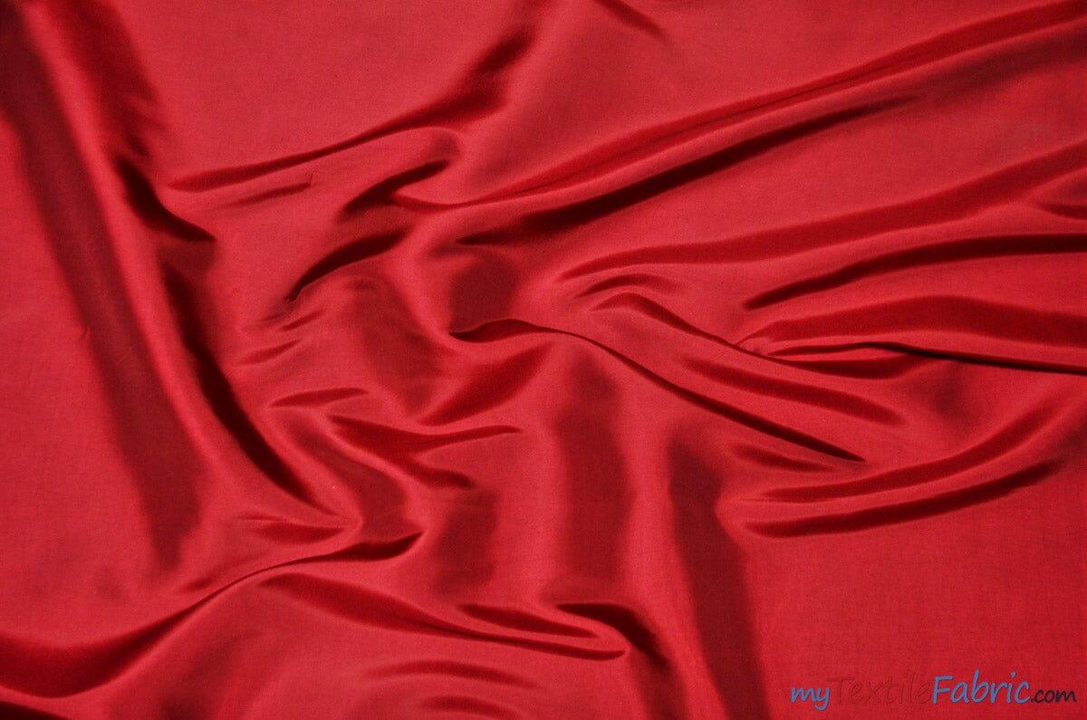 Taffeta Fabric | Two Tone Taffeta Fabric | Non Stretch Taffeta | 60" Wide | Multiple Solid Colors | Continuous Yards | Fabric mytextilefabric Yards Cherry