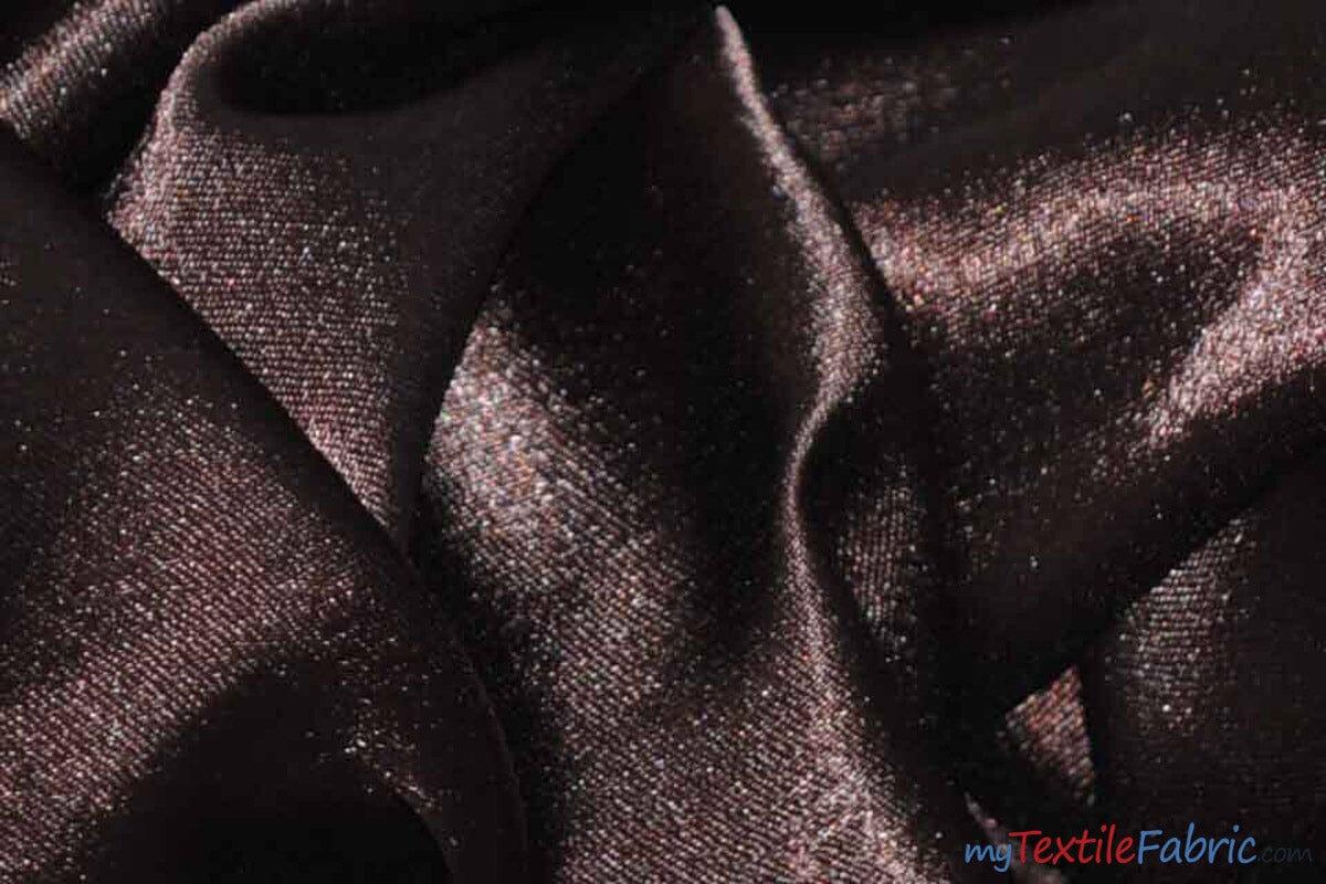 Superior Quality Crepe Back Satin | Japan Quality | 60" Wide | Continuous Yards | Multiple Colors | Fabric mytextilefabric Yards Chocolate