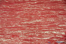 Load image into Gallery viewer, Crease Taffeta Fabric | Crush Taffeta | 52&quot; Wide | Sample Swatch Page | Multiple Colors | Fabric mytextilefabric Sample Swatches Coral 
