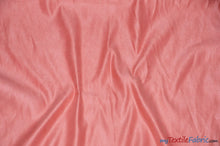 Load image into Gallery viewer, Suede Fabric | Microsuede | 40 Colors | 60&quot; Wide | Faux Suede | Upholstery Weight, Tablecloth, Bags, Pouches, Cosplay, Costume | Continuous Yards | Fabric mytextilefabric Yards Coral 

