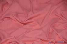 Load image into Gallery viewer, 60&quot; Wide Polyester Fabric by the Yard | Visa Polyester Poplin Fabric | Basic Polyester for Tablecloths, Drapery, and Curtains | Fabric mytextilefabric Yards Coral 
