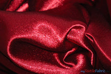 Load image into Gallery viewer, Superior Quality Crepe Back Satin | Japan Quality | 60&quot; Wide | Continuous Yards | Multiple Colors | Fabric mytextilefabric Yards Cranberry 
