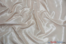 Load image into Gallery viewer, Stretch Taffeta Fabric | 60&quot; Wide | Multiple Solid Colors | Continuous Yards | Costumes, Apparel, Cosplay, Designs | Fabric mytextilefabric Yards Cream 
