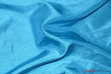 Load image into Gallery viewer, Shantung Satin Fabric | Satin Dupioni Silk Fabric | 60&quot; Wide | Multiple Colors | Wholesale Bolt | Fabric mytextilefabric Bolts Dark Aqua 
