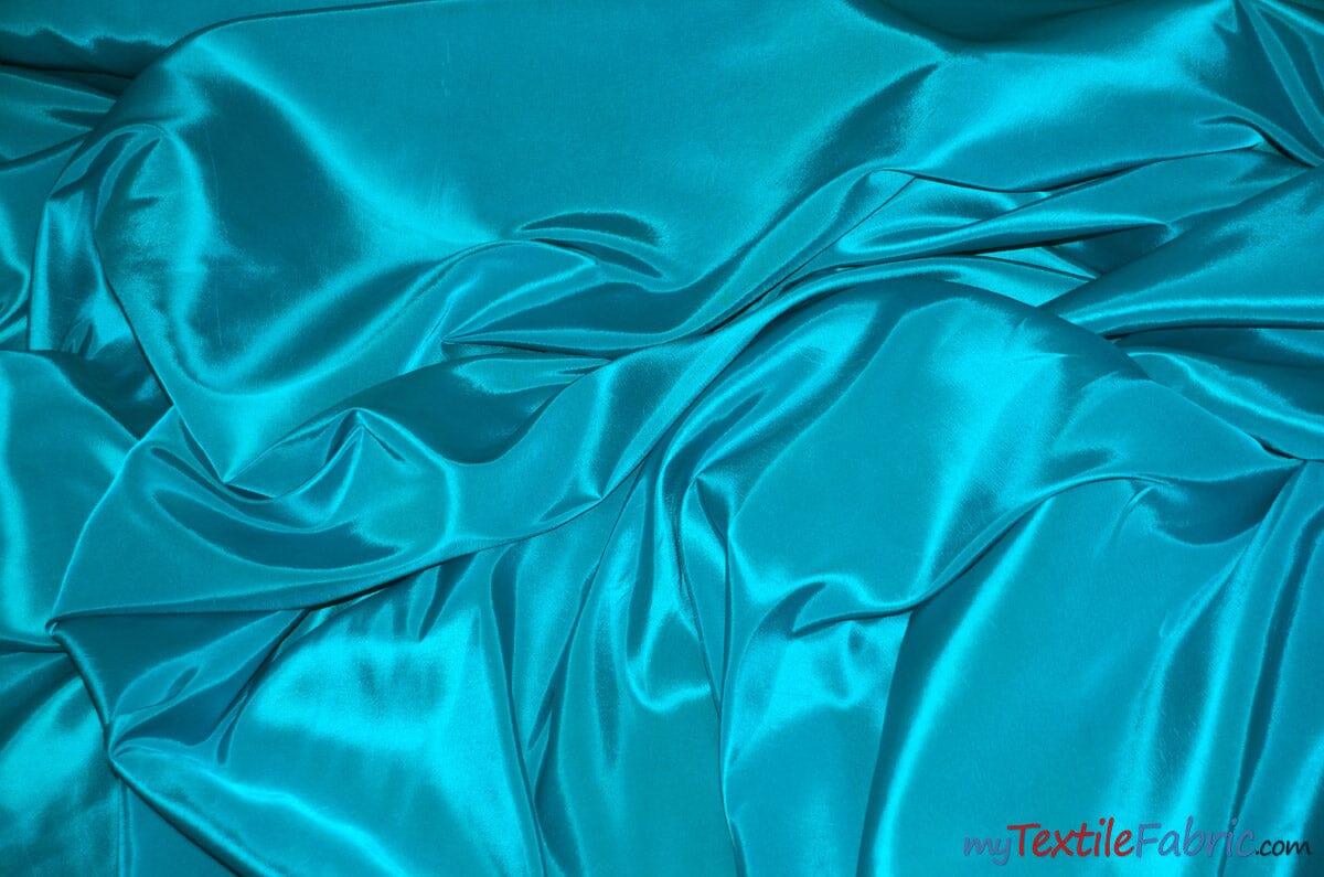Taffeta Fabric | Two Tone Taffeta Fabric | Non Stretch Taffeta | 60" Wide | Multiple Solid Colors | Continuous Yards | Fabric mytextilefabric Yards Dark Aqua