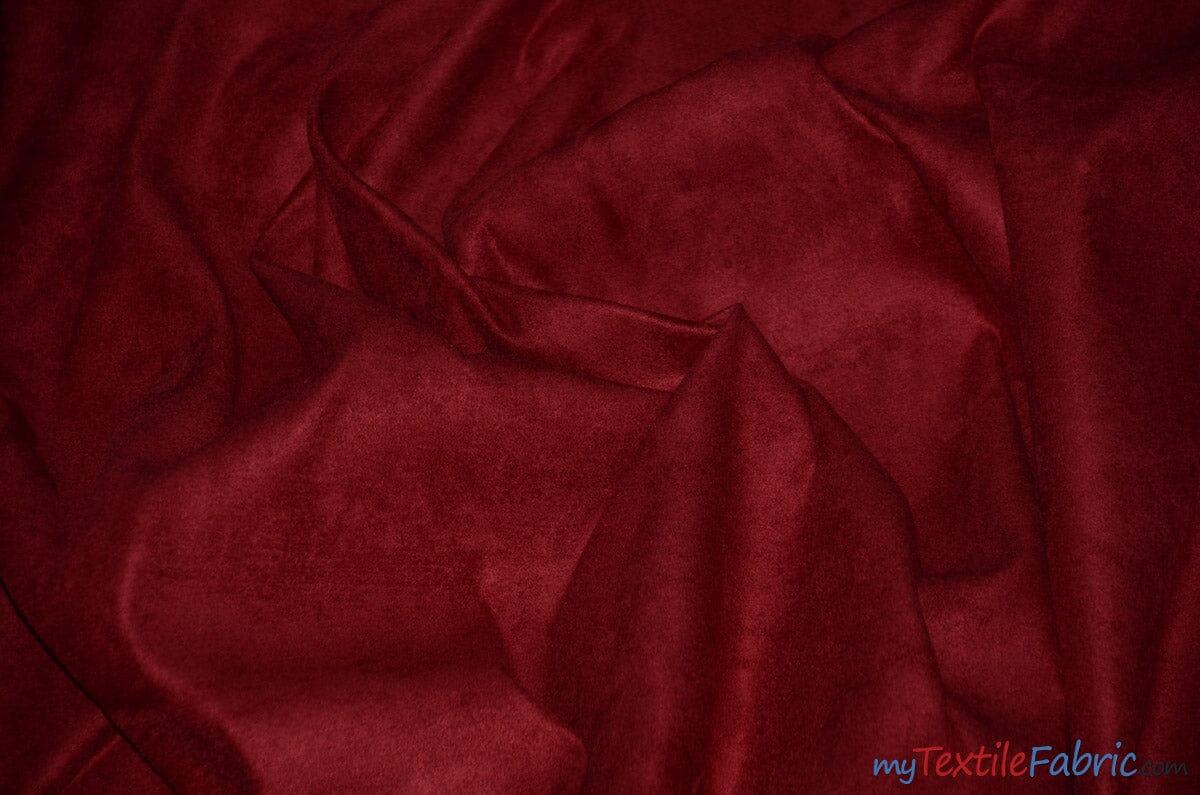 Suede Fabric | Microsuede | 40 Colors | 60" Wide | Faux Suede | Upholstery Weight, Tablecloth, Bags, Pouches, Cosplay, Costume | Continuous Yards | Fabric mytextilefabric