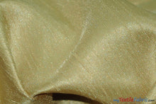 Load image into Gallery viewer, Shantung Satin Fabric | Satin Dupioni Silk Fabric | 60&quot; Wide | Multiple Colors | Continuous Yards | Fabric mytextilefabric Yards Dark Gold 
