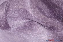 Load image into Gallery viewer, Shantung Satin Fabric | Satin Dupioni Silk Fabric | 60&quot; Wide | Multiple Colors | Continuous Yards | Fabric mytextilefabric Yards Dark Lilac 
