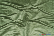 Load image into Gallery viewer, Suede Fabric | Microsuede | 40 Colors | 60&quot; Wide | Faux Suede | Upholstery Weight, Tablecloth, Bags, Pouches, Cosplay, Costume | Wholesale Bolt | Fabric mytextilefabric Bolts Dark Sage 

