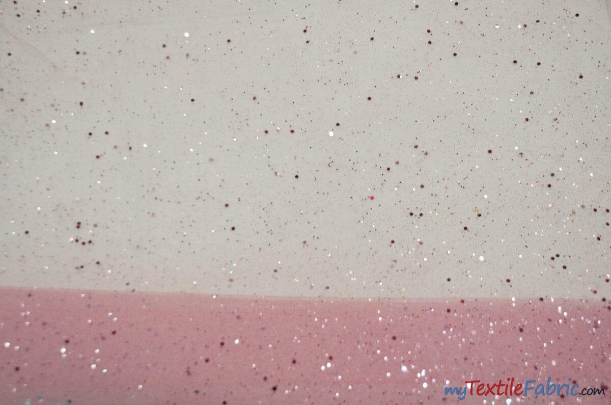Tulle Glitter with Sequins and Glitter | 60" Wide | Multiple Colors | Glitter Tulle Fabric with Sequins Embellishments | Fabric mytextilefabric Yards Dusty Rose