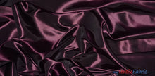 Load image into Gallery viewer, Taffeta Fabric | Two Tone Taffeta Fabric | Non Stretch Taffeta | 60&quot; Wide | Multiple Solid Colors | Continuous Yards | Fabric mytextilefabric Yards Eggplant 
