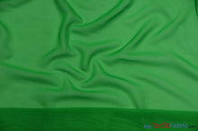 Load image into Gallery viewer, Chiffon Fabric | Super Soft &amp; Flowy | 60&quot; Wide | By the Continuous Yard | Multiple Colors | Fabric mytextilefabric Yards Flag Green 
