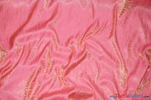 Load image into Gallery viewer, Iridescent Crush Shimmer Fabric | Iridescent Fabric | 54&quot; Wide | Multiple Colors | Sample Swatch | Fabric mytextilefabric Sample Swatches Flamingo 
