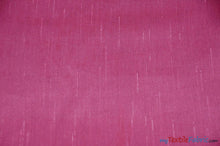 Load image into Gallery viewer, IFR Extra Wide Dupioni Silk | 100% Polyester Faux Dupioni Fabric | 120&quot; Wide | Multiple Colors | Fabric mytextilefabric Yards Fuchsia 
