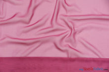 Load image into Gallery viewer, Chiffon Fabric | Super Soft &amp; Flowy | 60&quot; Wide | Wholesale Bolt | Multiple Colors | Fabric mytextilefabric Bolts Fuchsia 
