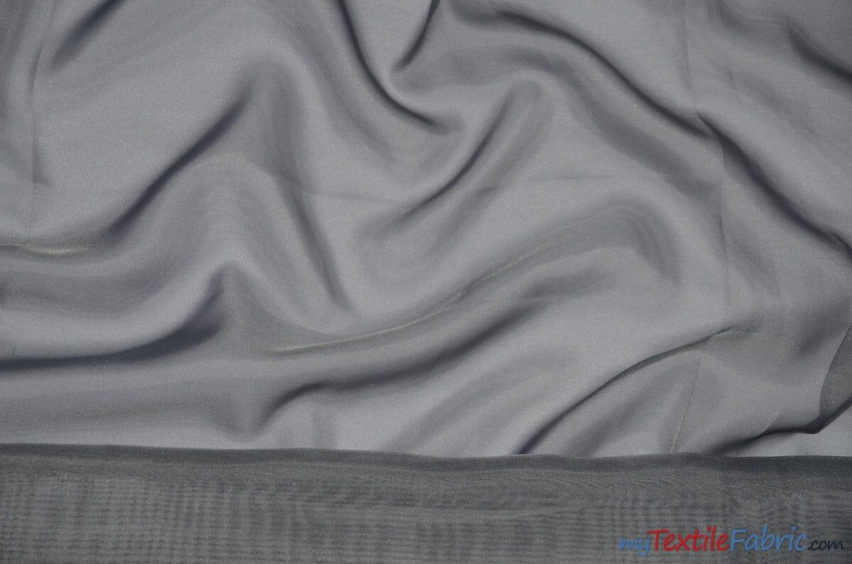 IFR Sheer Voile Fabric | 40 Colors | 120" Wide x 120 Yard Bolt | Wholesale Bolt for Wedding and Drape Panels and Home Curtain Panel | Fabric mytextilefabric Bolts Grey