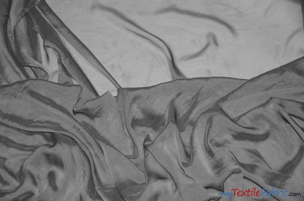 Two Tone Chiffon Fabric | Iridescent Chiffon Fabric | 60" Wide | Clean Edge | Multiple Colors | Continuous Yards | Fabric mytextilefabric Yards Grey