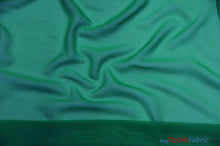 Load image into Gallery viewer, Chiffon Fabric | Super Soft &amp; Flowy | 60&quot; Wide | By the Continuous Yard | Multiple Colors | Fabric mytextilefabric Yards Hunter Green 
