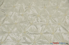 Load image into Gallery viewer, Pinwheel Taffeta Fabric | Button Taffeta Fabric | 48&quot; Wide | Multiple Colors | Fabric mytextilefabric Yards Ivory 
