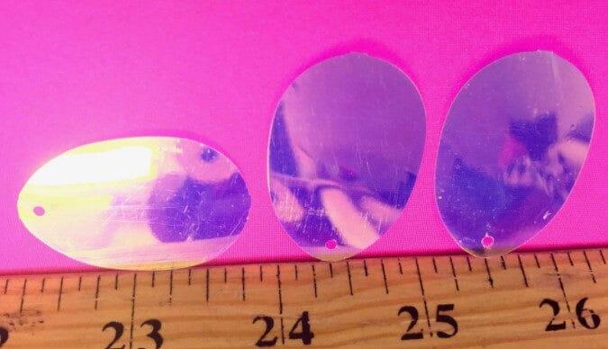 Jumbo Paillettes Sequins | Iridescent Jumbo Sequins Fabric | 52" Wide | My Textile Fabric