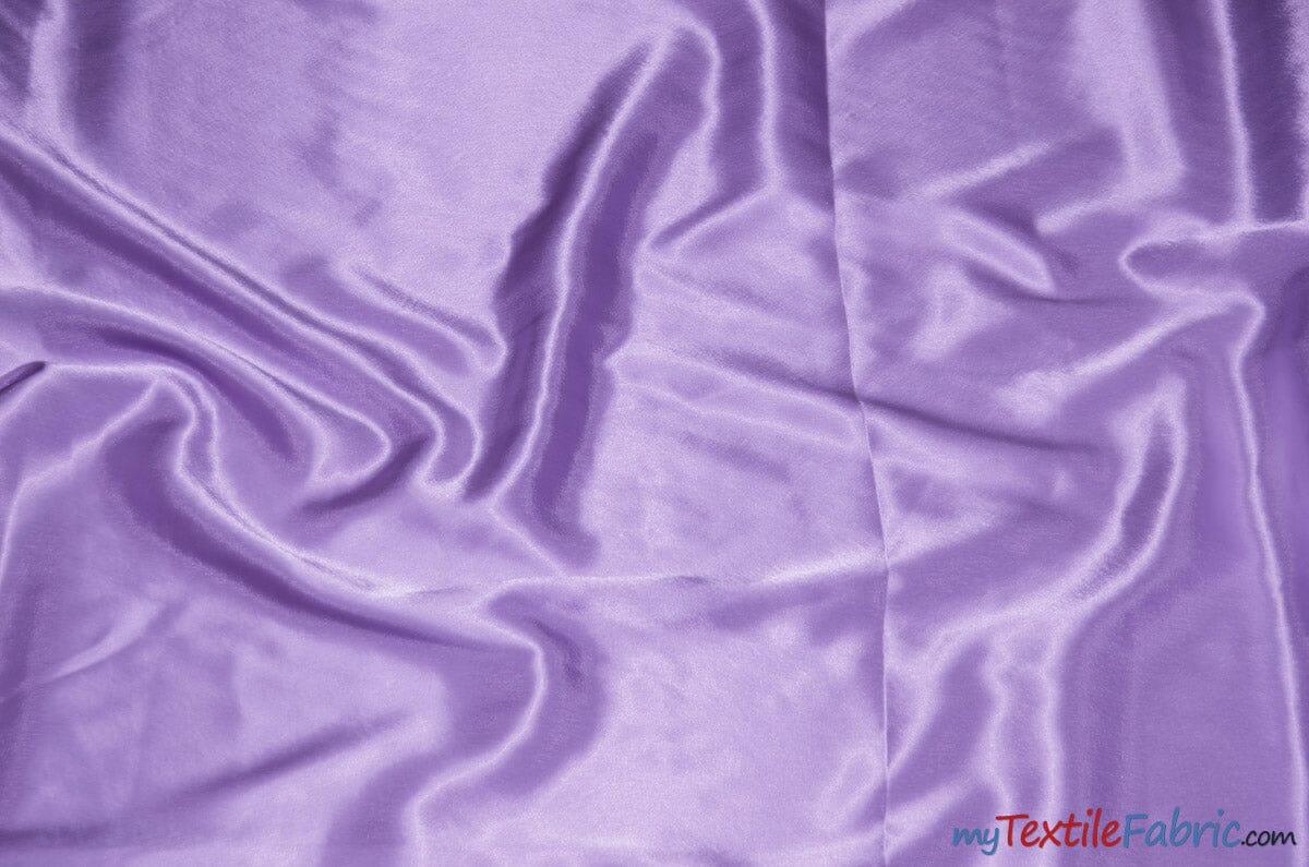 Crepe Back Satin | Korea Quality | 60" Wide | Continuous Yards | Multiple Colors | Fabric mytextilefabric Yards Lavender