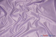 Load image into Gallery viewer, L&#39;Amour Satin Fabric | Polyester Matte Satin | Peau De Soie | 60&quot; Wide | Continuous Yards | Wedding Dress, Tablecloth, Multiple Colors | Fabric mytextilefabric Yards Light Lavender 
