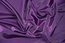 Load image into Gallery viewer, Taffeta Fabric | Two Tone Taffeta Fabric | Non Stretch Taffeta | 60&quot; Wide | Multiple Solid Colors | Wholesale Bolt | Fabric mytextilefabric Bolts Light Plum 
