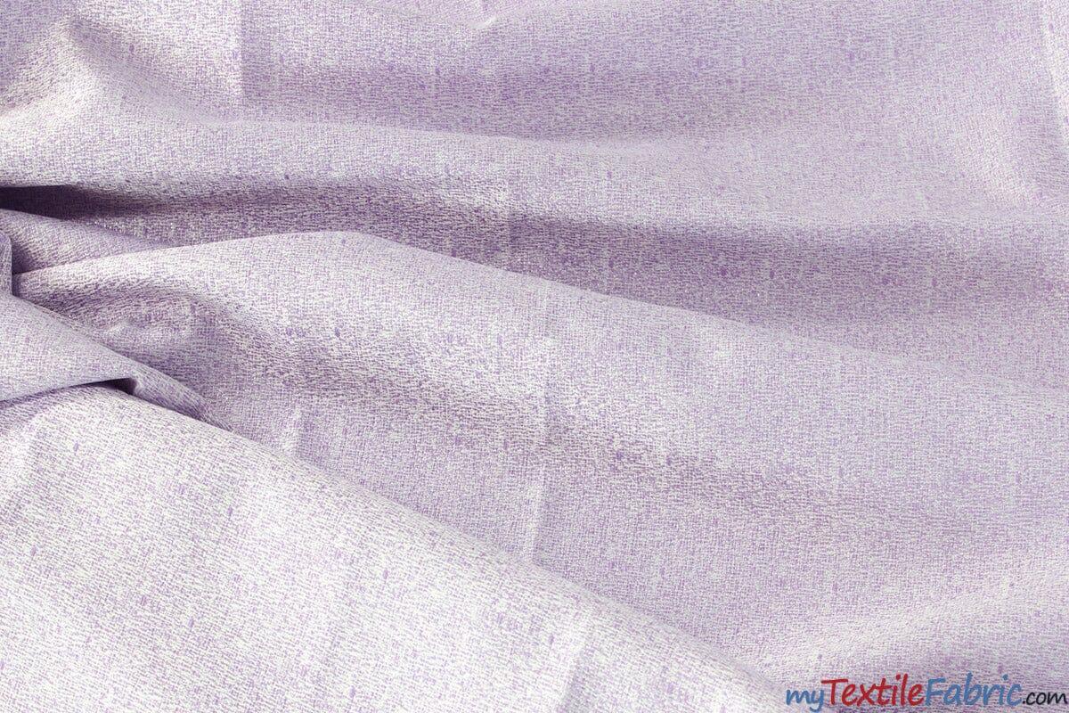 Starburst Metallic Brocade Fabric | Metallic Jacquard Fabric | 60" Wide | Multiple Colors | Drapery, Curtains, Tablecloths | Fabric mytextilefabric Yards Lilac Silver