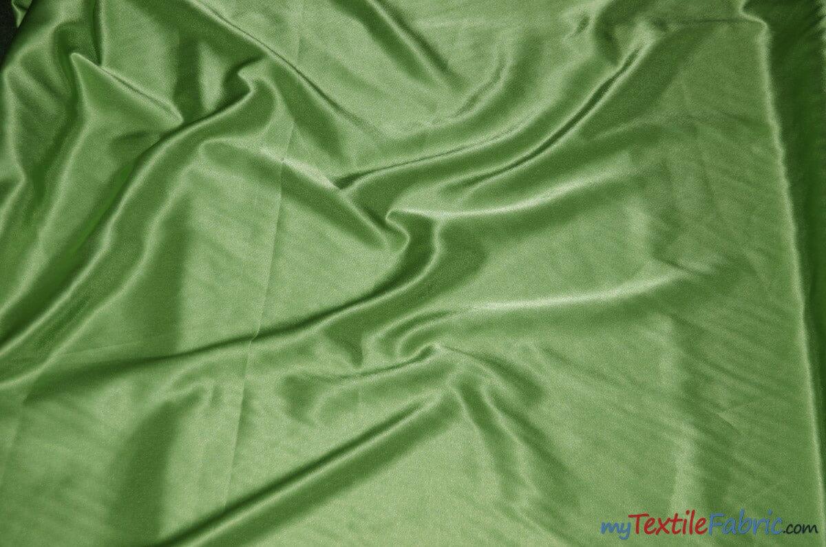 Crepe Back Satin | Korea Quality | 60" Wide | Continuous Yards | Multiple Colors | Fabric mytextilefabric Yards Lime