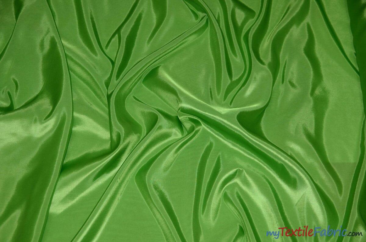 Stretch Taffeta Fabric | 60" Wide | Multiple Solid Colors | Continuous Yards | Costumes, Apparel, Cosplay, Designs | Fabric mytextilefabric Yards Lime