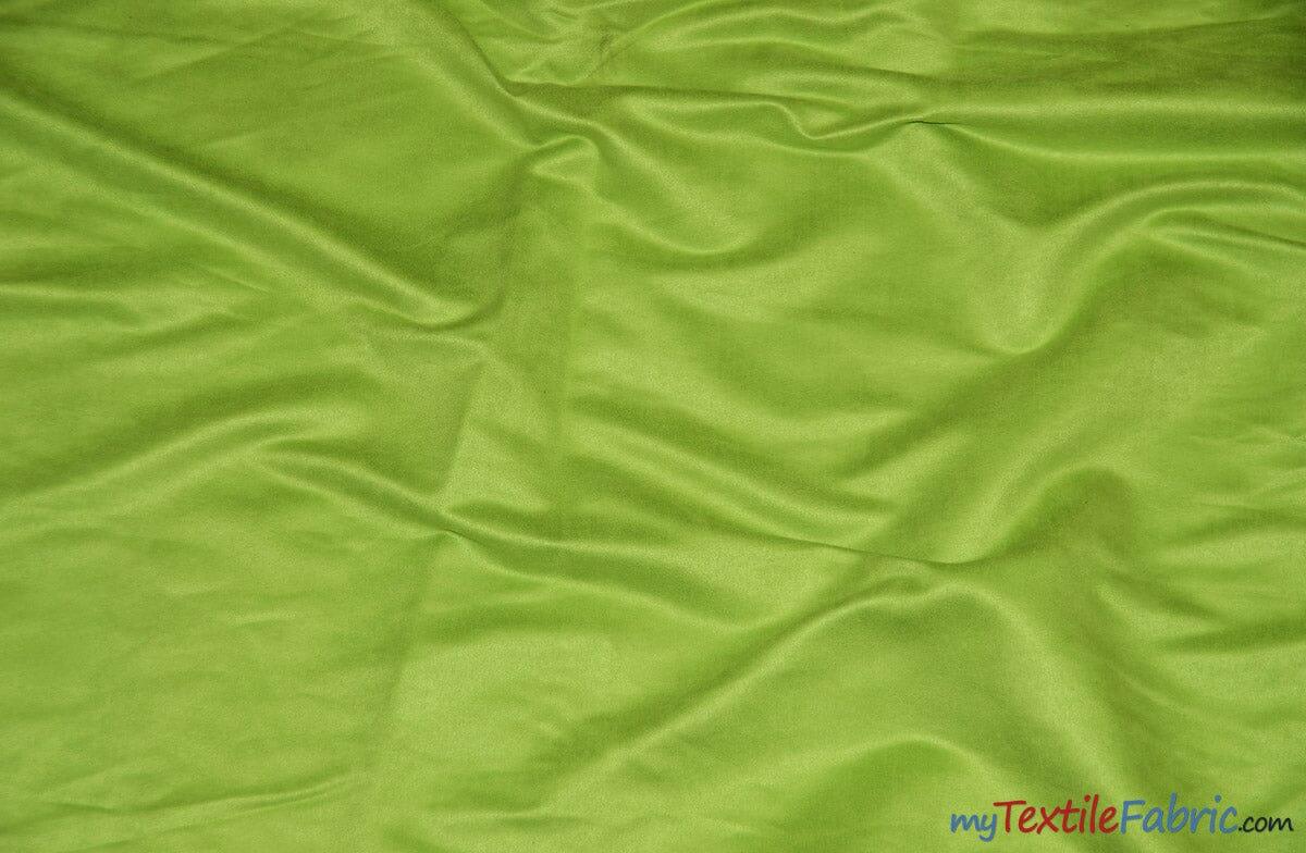 Suede Fabric | Microsuede | 40 Colors | 60" Wide | Faux Suede | Upholstery Weight, Tablecloth, Bags, Pouches, Cosplay, Costume | Wholesale Bolt | Fabric mytextilefabric Bolts Lime