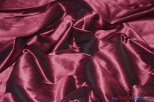 Load image into Gallery viewer, Polyester Silk Fabric | Faux Silk | Polyester Dupioni Fabric | Sample Swatch | 54&quot; Wide | Multiple Colors | Fabric mytextilefabric Sample Swatches Magenta 
