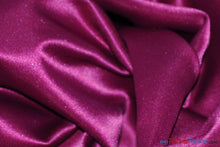 Load image into Gallery viewer, L&#39;Amour Satin Fabric | Polyester Matte Satin | Peau De Soie | 60&quot; Wide | Continuous Yards | Wedding Dress, Tablecloth, Multiple Colors | Fabric mytextilefabric Yards Magenta 
