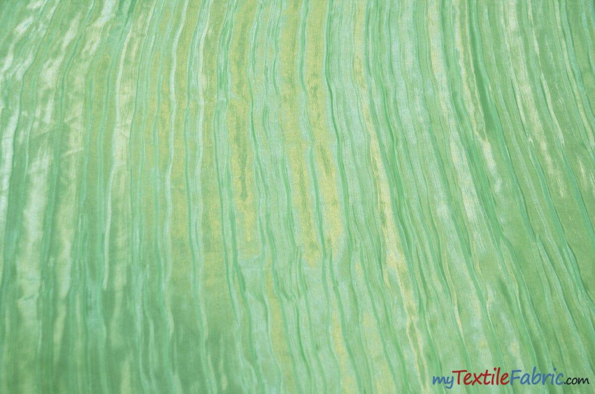 Extra Wide Italian Crush Satin | 108" Wide | Multiple Colors | Fabric mytextilefabric Yards Mint