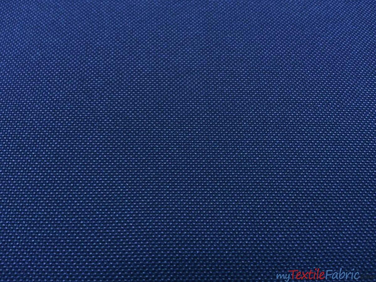 Waterproof Sun Repellent Canvas Fabric | 58" Wide | 100% Polyester | Great for Outdoor Waterproof Pillows, Tents, Covers, Bags, Patio Fabric mytextilefabric Yards Navy