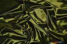 Load image into Gallery viewer, Stretch Taffeta Fabric | 60&quot; Wide | Multiple Solid Colors | Continuous Yards | Costumes, Apparel, Cosplay, Designs | Fabric mytextilefabric Yards Olive 
