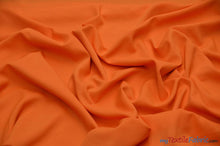 Load image into Gallery viewer, 60&quot; Wide Polyester Fabric Sample Swatches | Visa Polyester Poplin Sample Swatches | Basic Polyester for Tablecloths, Drapery, and Curtains | Fabric mytextilefabric Sample Swatches Orange 
