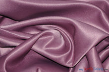 Load image into Gallery viewer, L&#39;Amour Satin Fabric | Polyester Matte Satin | Peau De Soie | 60&quot; Wide | Continuous Yards | Wedding Dress, Tablecloth, Multiple Colors | Fabric mytextilefabric Yards Orchid 
