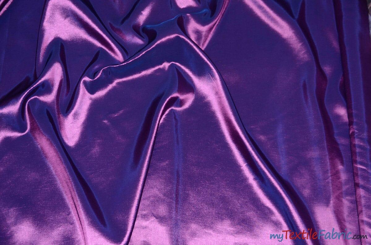 Stretch Taffeta Fabric | 60" Wide | Multiple Solid Colors | Continuous Yards | Costumes, Apparel, Cosplay, Designs | Fabric mytextilefabric Yards Orchid