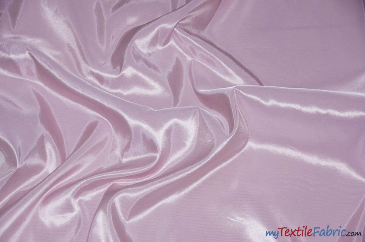 Taffeta Fabric | Two Tone Taffeta Fabric | Non Stretch Taffeta | 60" Wide | Multiple Solid Colors | Continuous Yards | Fabric mytextilefabric Yards Pale Pink