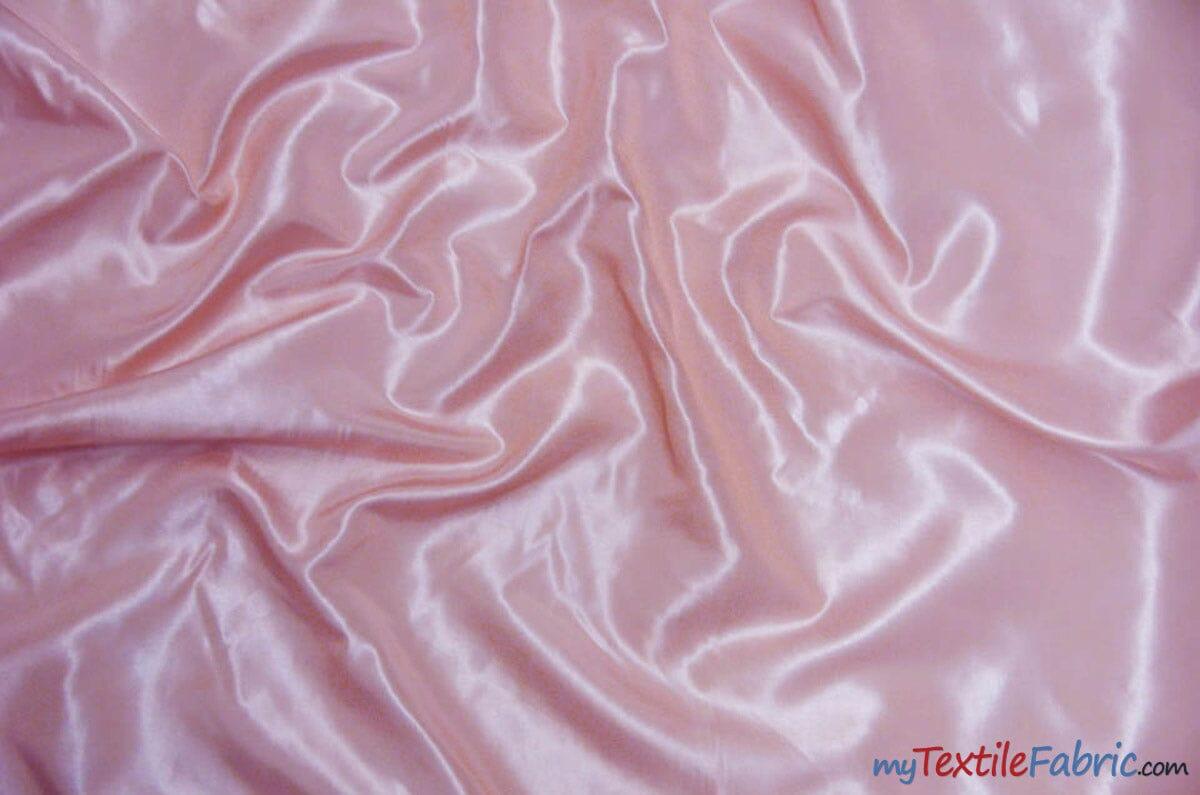 Stretch Taffeta Fabric | 60" Wide | Multiple Solid Colors | Sample Swatch | Costumes, Apparel, Cosplay, Designs | Fabric mytextilefabric Sample Swatches Petal Pink