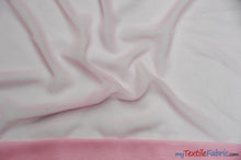 Load image into Gallery viewer, Chiffon Fabric | Super Soft &amp; Flowy | 60&quot; Wide | Wholesale Bolt | Multiple Colors | Fabric mytextilefabric Bolts Pink 
